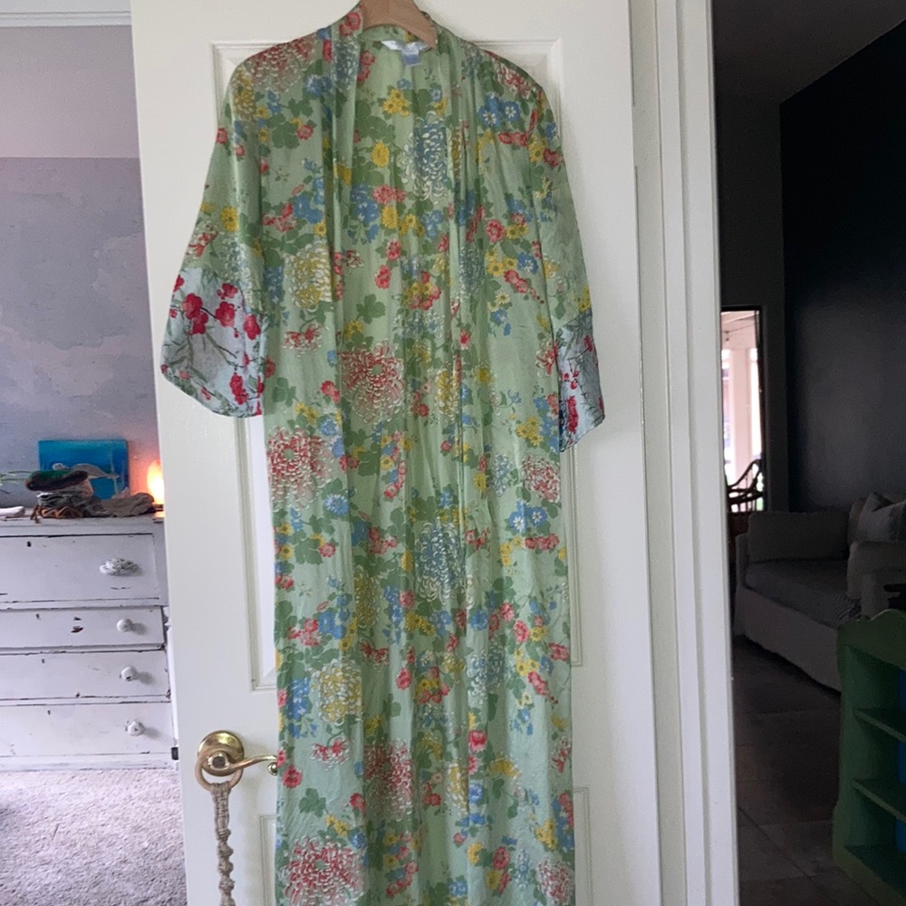 Vintage silk robe